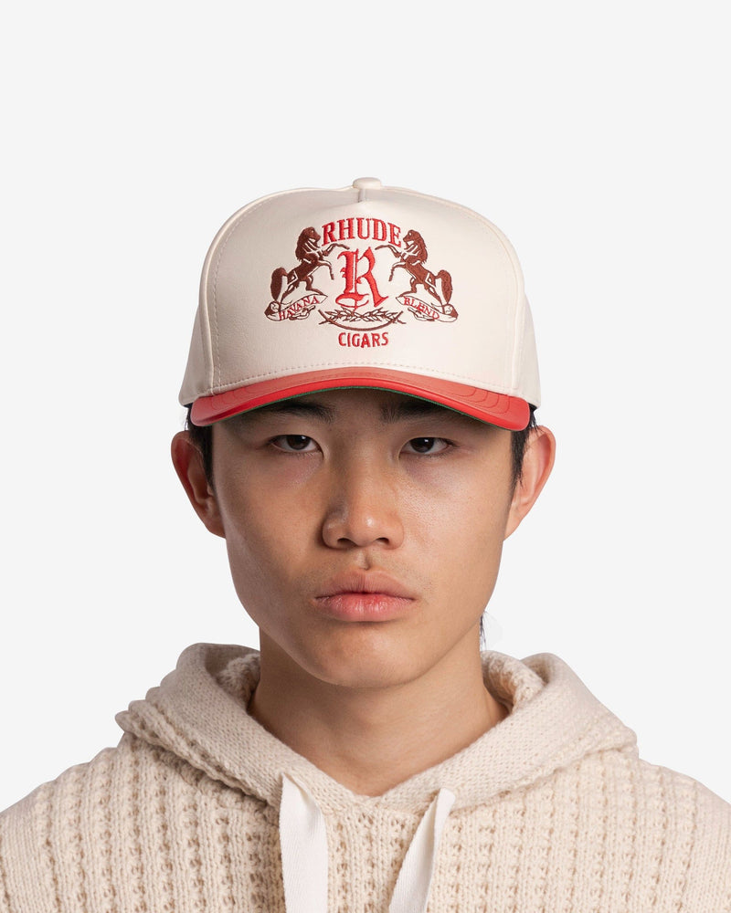 Rhude Men's Hats Rhude Roccia Cigar Hat in Cream/Red