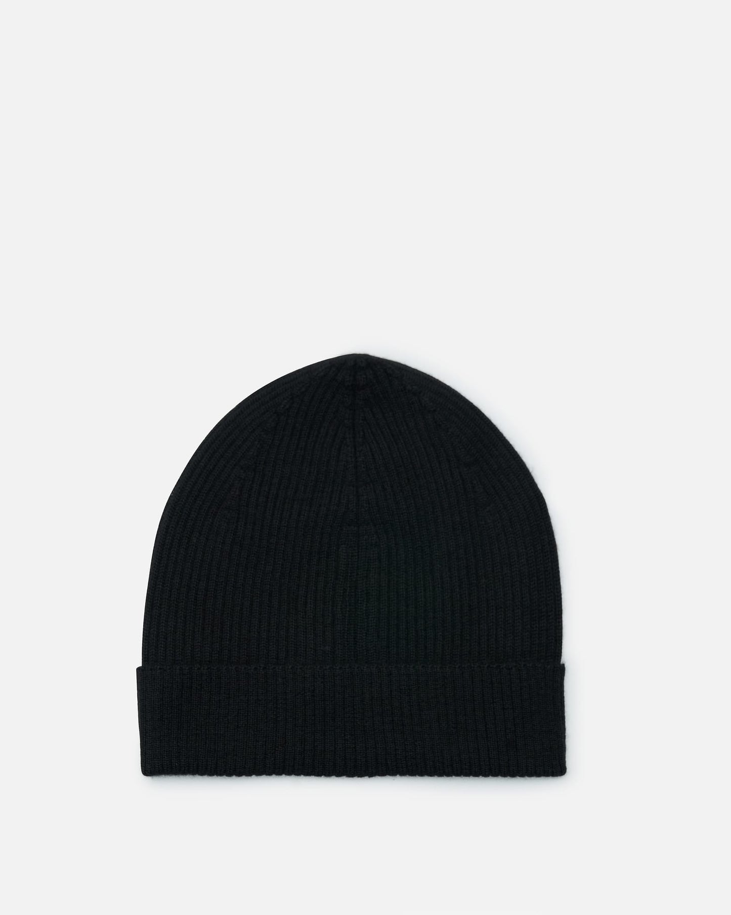 Rick Owens Men's Hats OS Ribbed Beanie in Black
