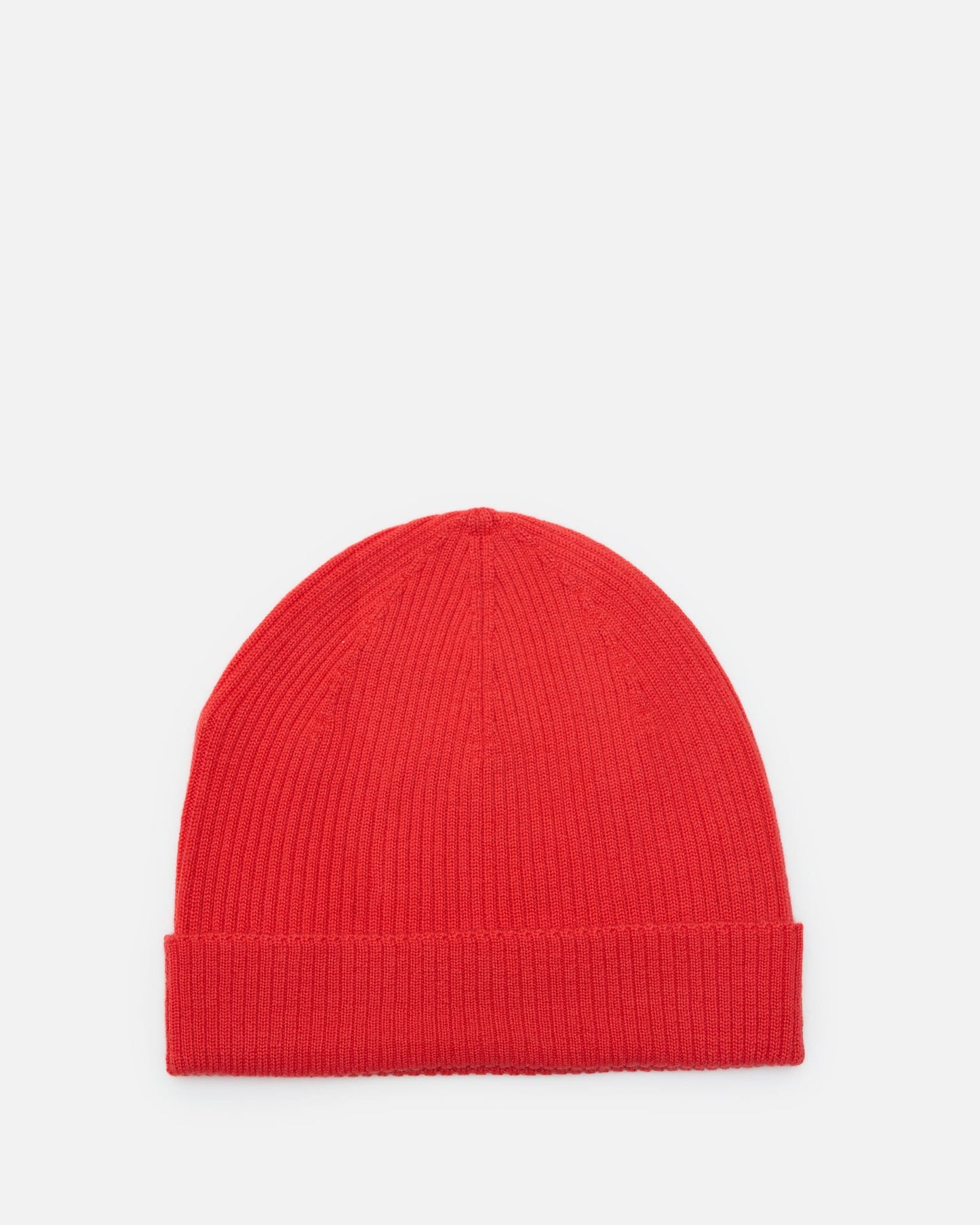 Rick Owens Men's Hats OS Ribbed Beanie in Coral