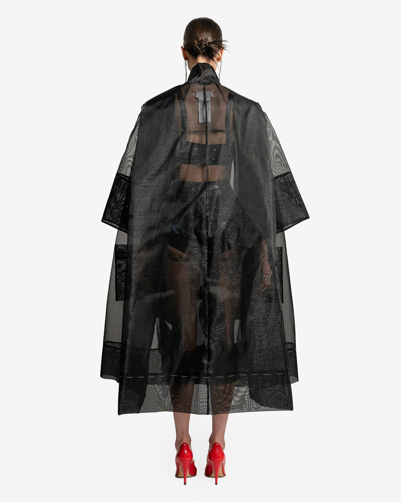 Maison Margiela Women Jackets Ribbon Detail Sports Jacket in Black