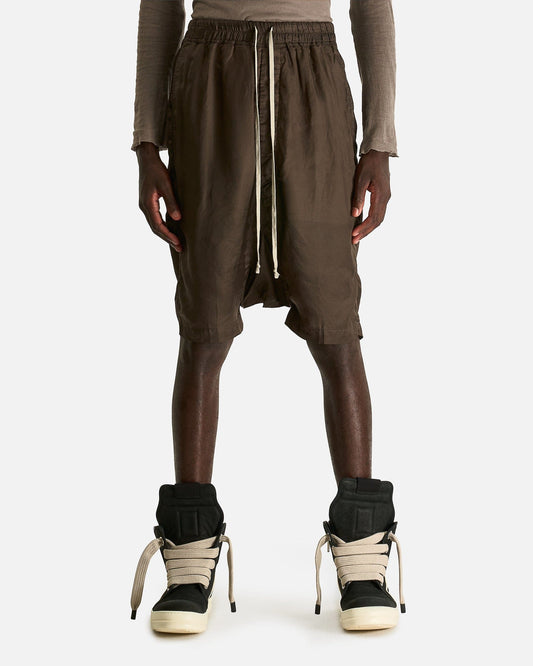 Rick Owens Men's Shorts Rick S Pods in Darkdust