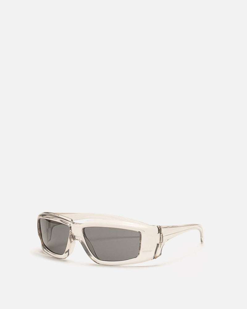 Rick Owens Eyewear OS Rick Sunglasses in Transparent/Black