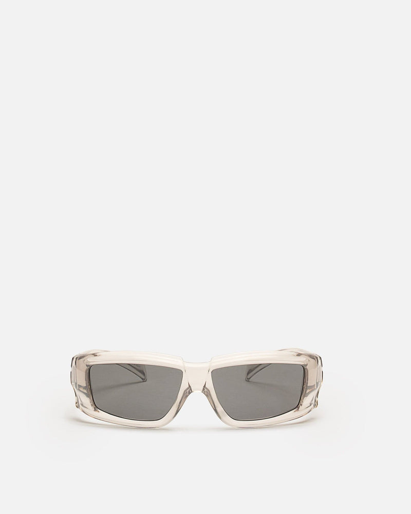 Rick Owens Eyewear OS Rick Sunglasses in Transparent/Black
