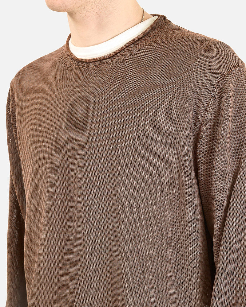 Our Legacy Men's Sweater Rigid Popover in Copper