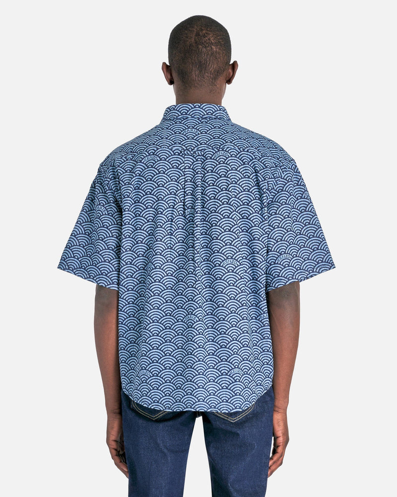 KENZO Men's Shirts Rinse Denim Shirt in Blue