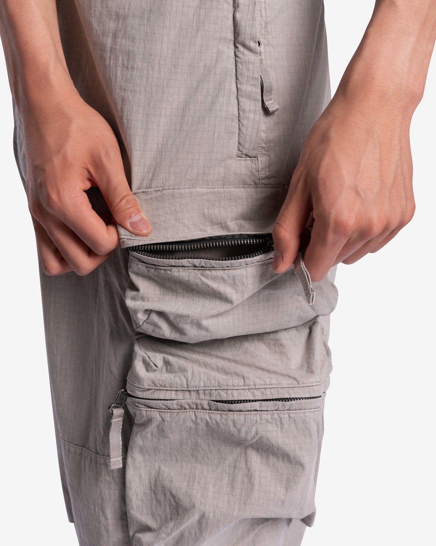 Nemen Men's Pants Rise Multipocket Parachute Pants in Vulcan Soil