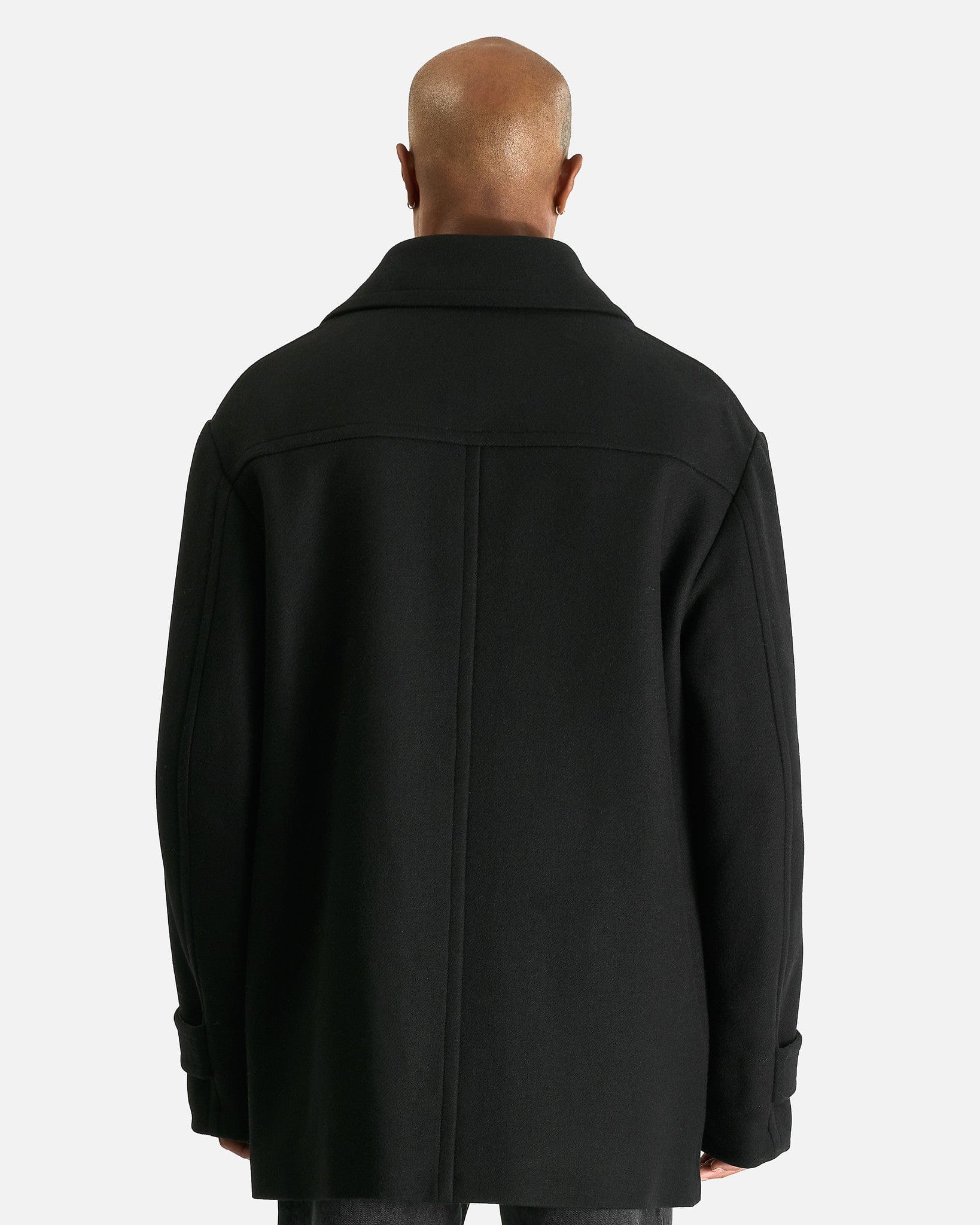 Dries Van Noten Men's Coat Rivine Bis Coat in Black