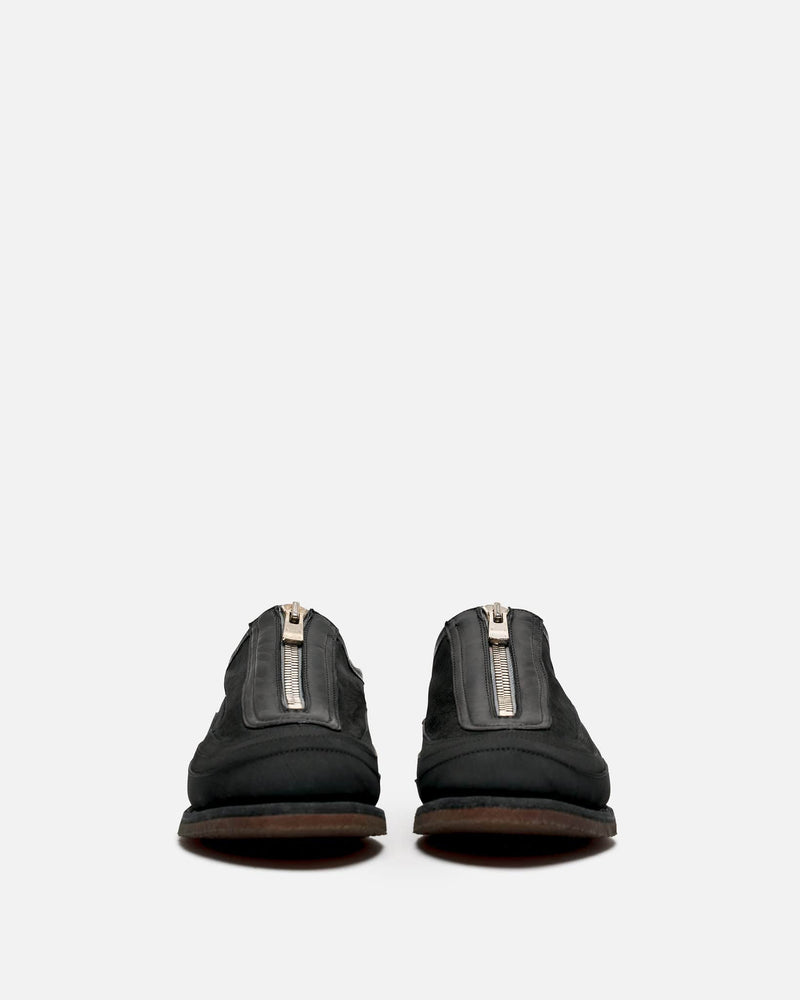 Guidi Men's Sneakers RN03PZ Reverse Leather Boot in Black