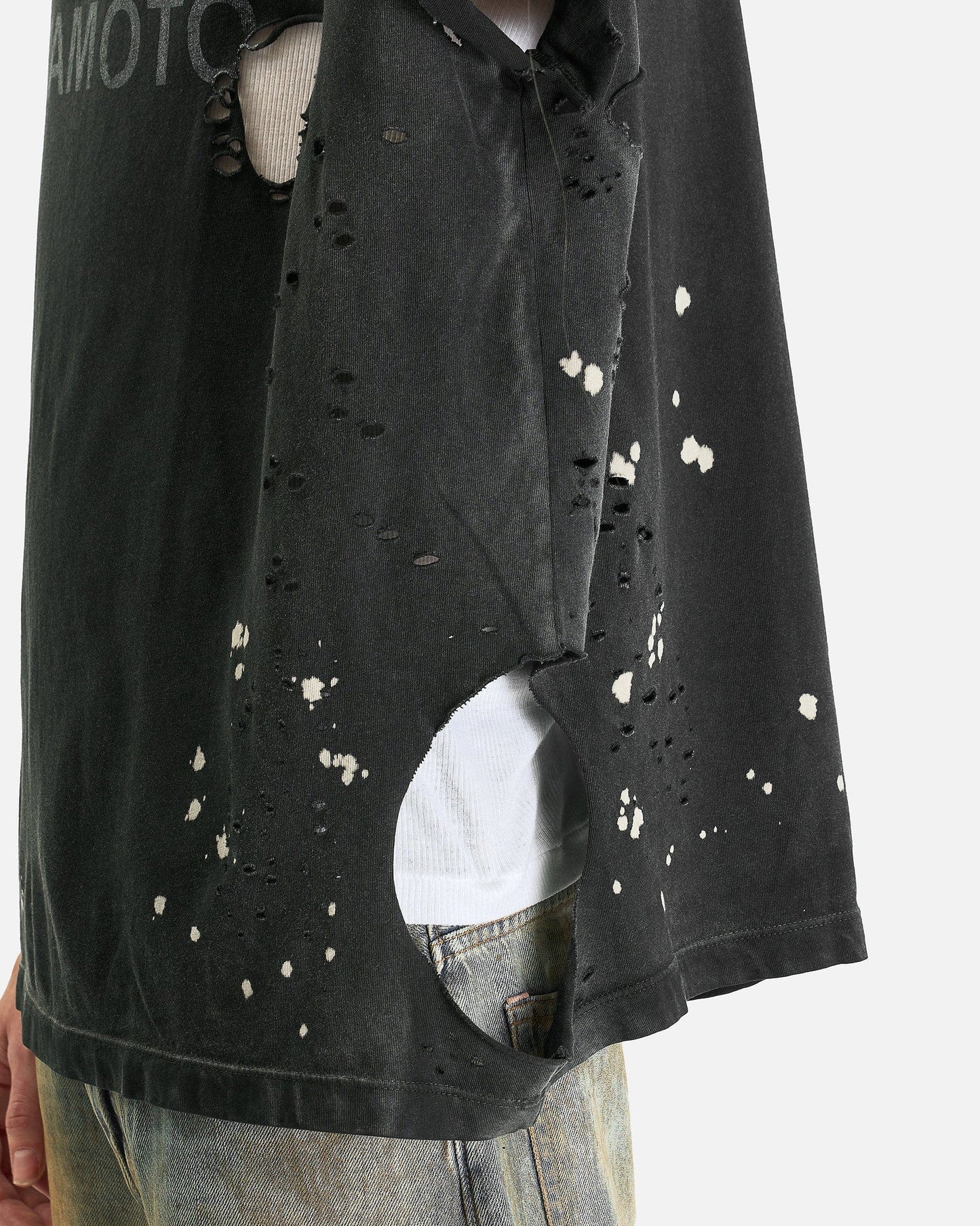 Satoshi Nakamoto Men's T-Shirts Road Rash Tee in Faded Black