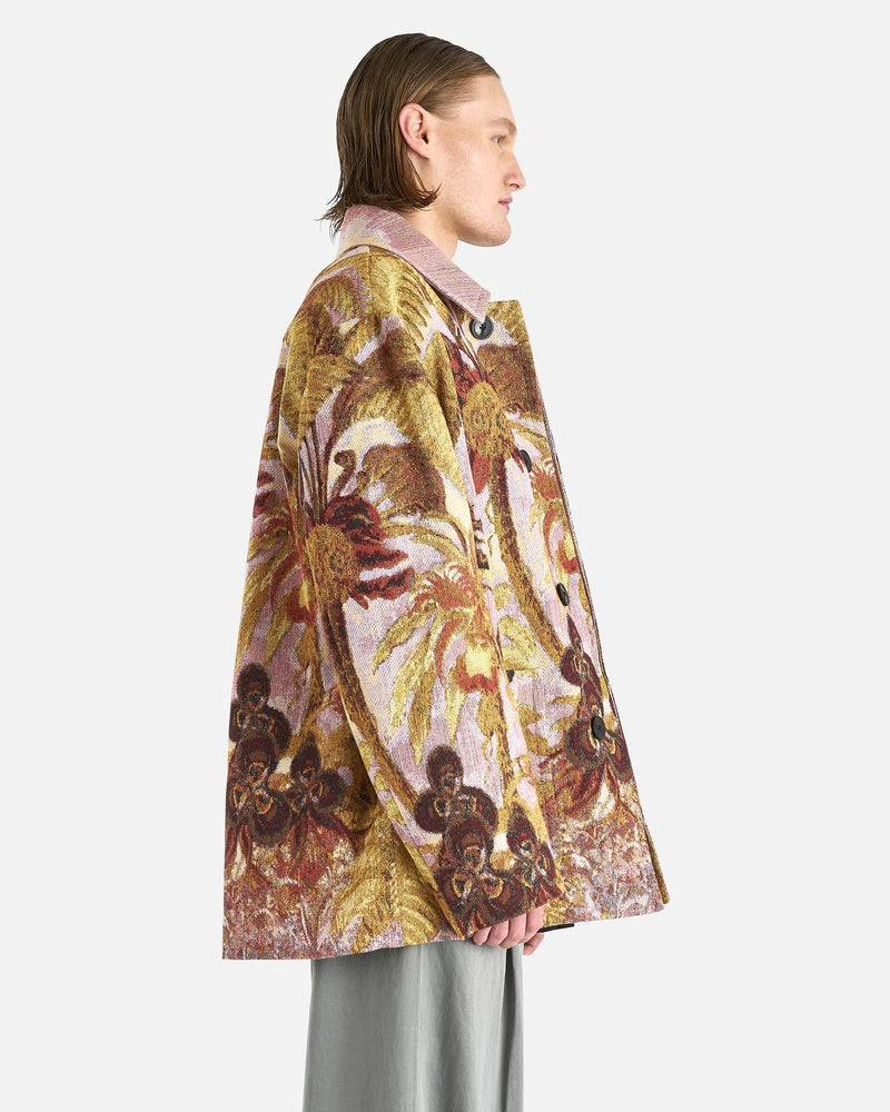 Dries Van Noten Men's Coat Ronnor Coat in Pink