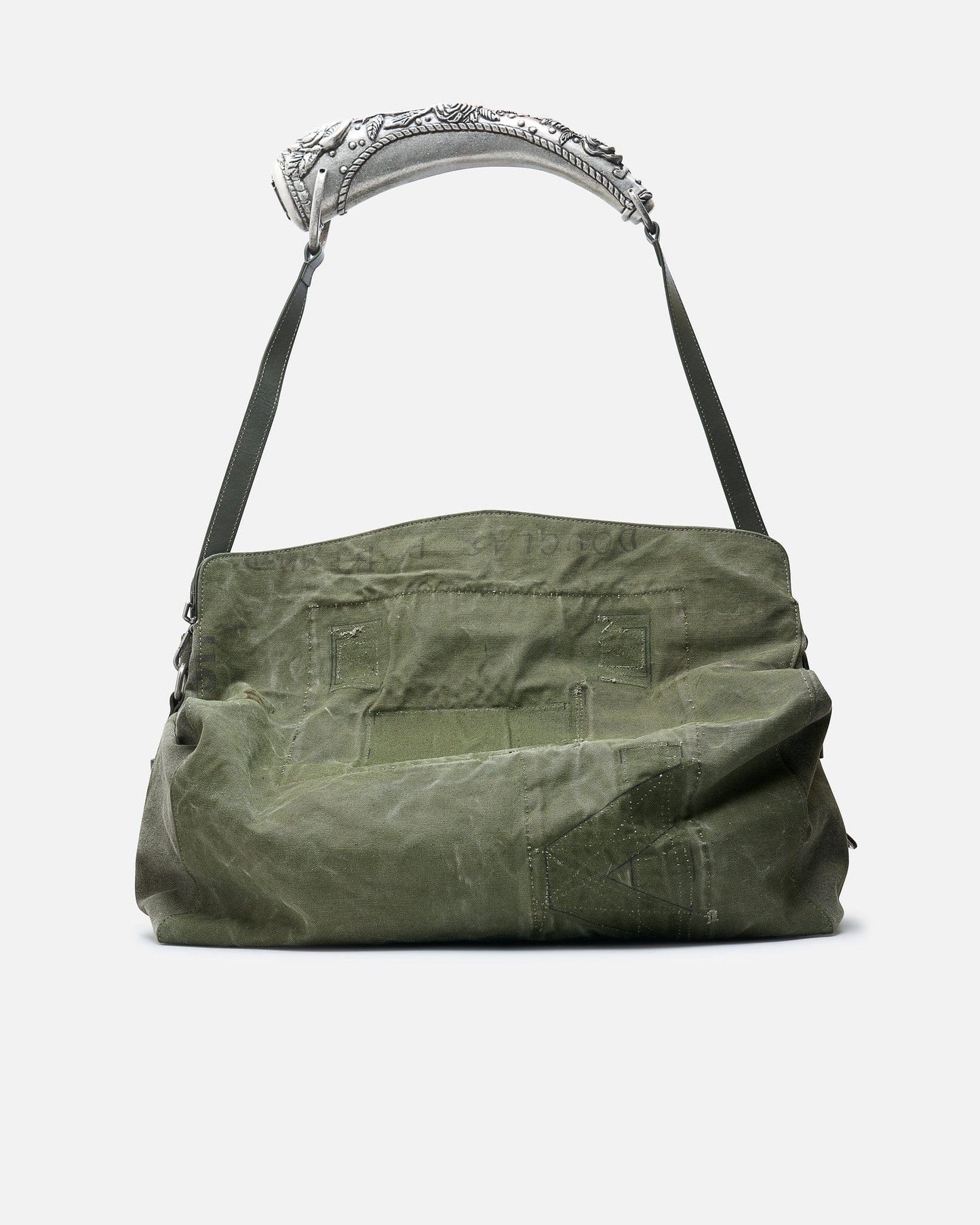 Enfants Riches Deprimes Men's Bags OS Rose Handle Weekend Bag in Vintage Olive