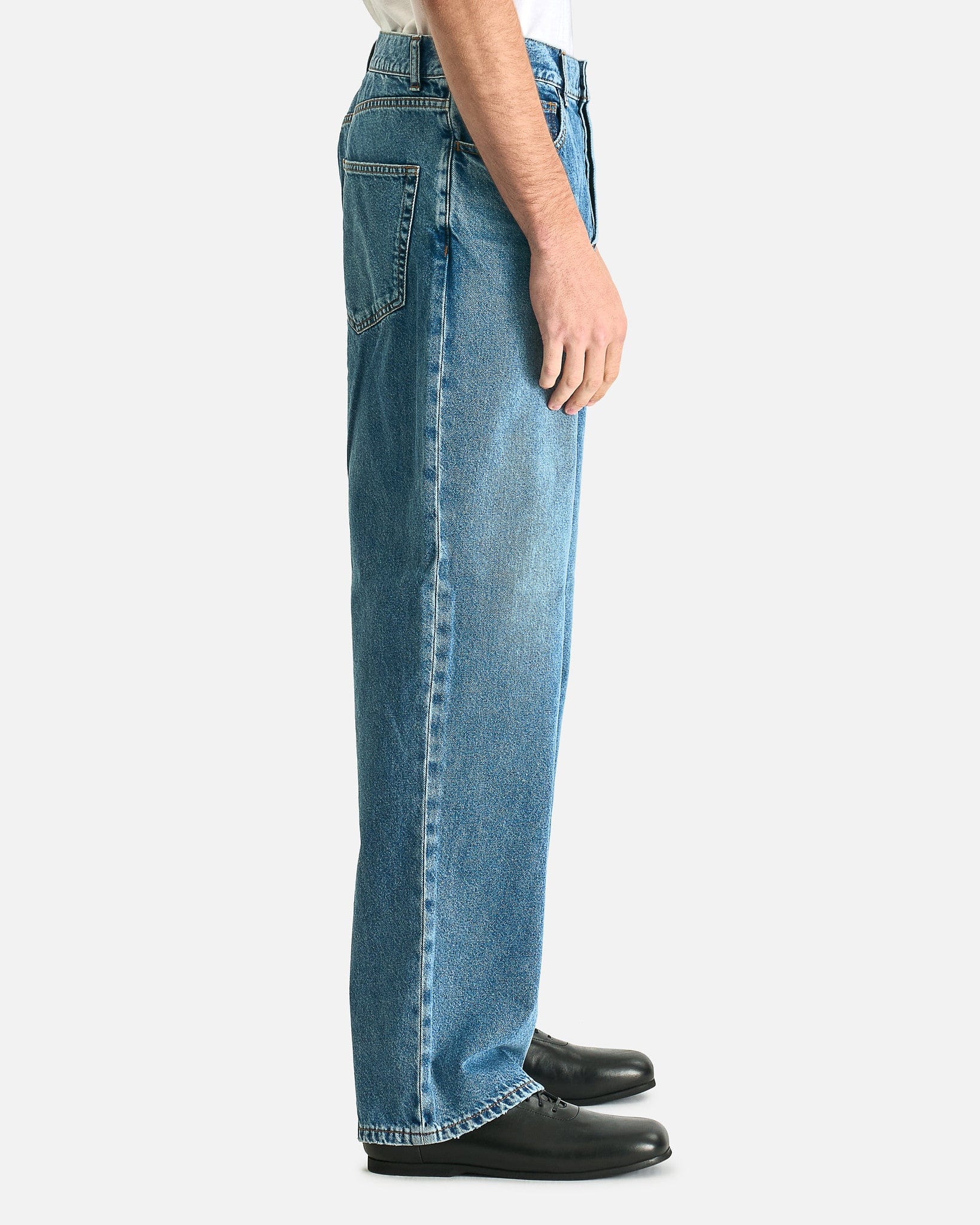 Ross Jean in Medium Blue – SVRN Ross Jean in Medium Blue – SVRN