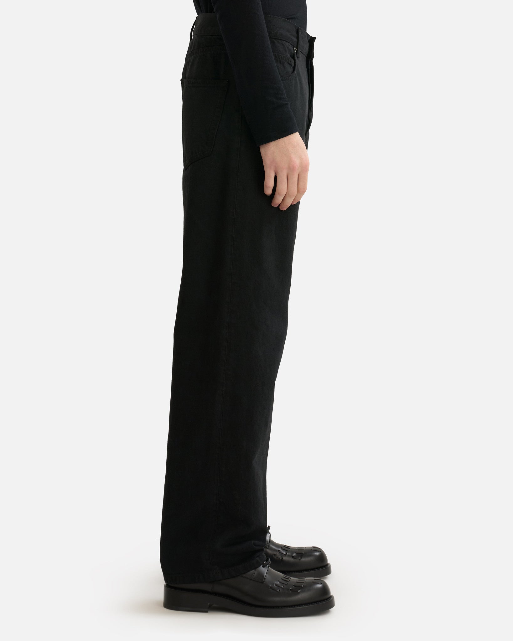 The Row Men's Jeans Rossen Jean in Black