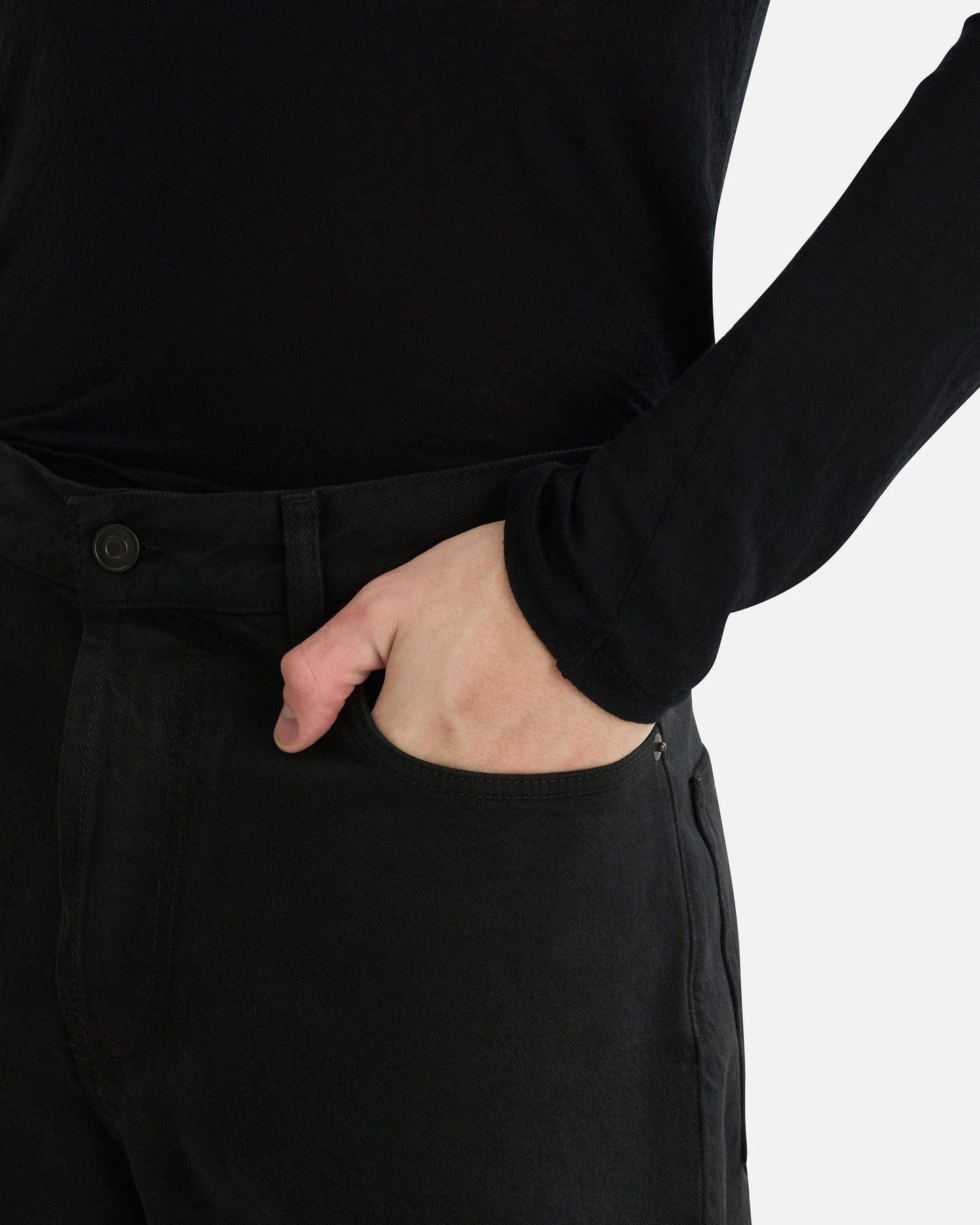 The Row Men's Jeans Rossen Jean in Black