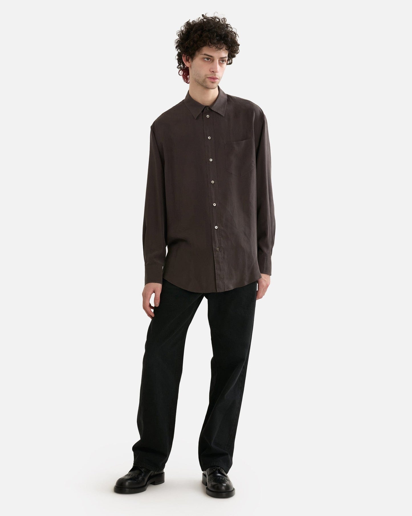 The Row Men's Jeans Rossen Jean in Black