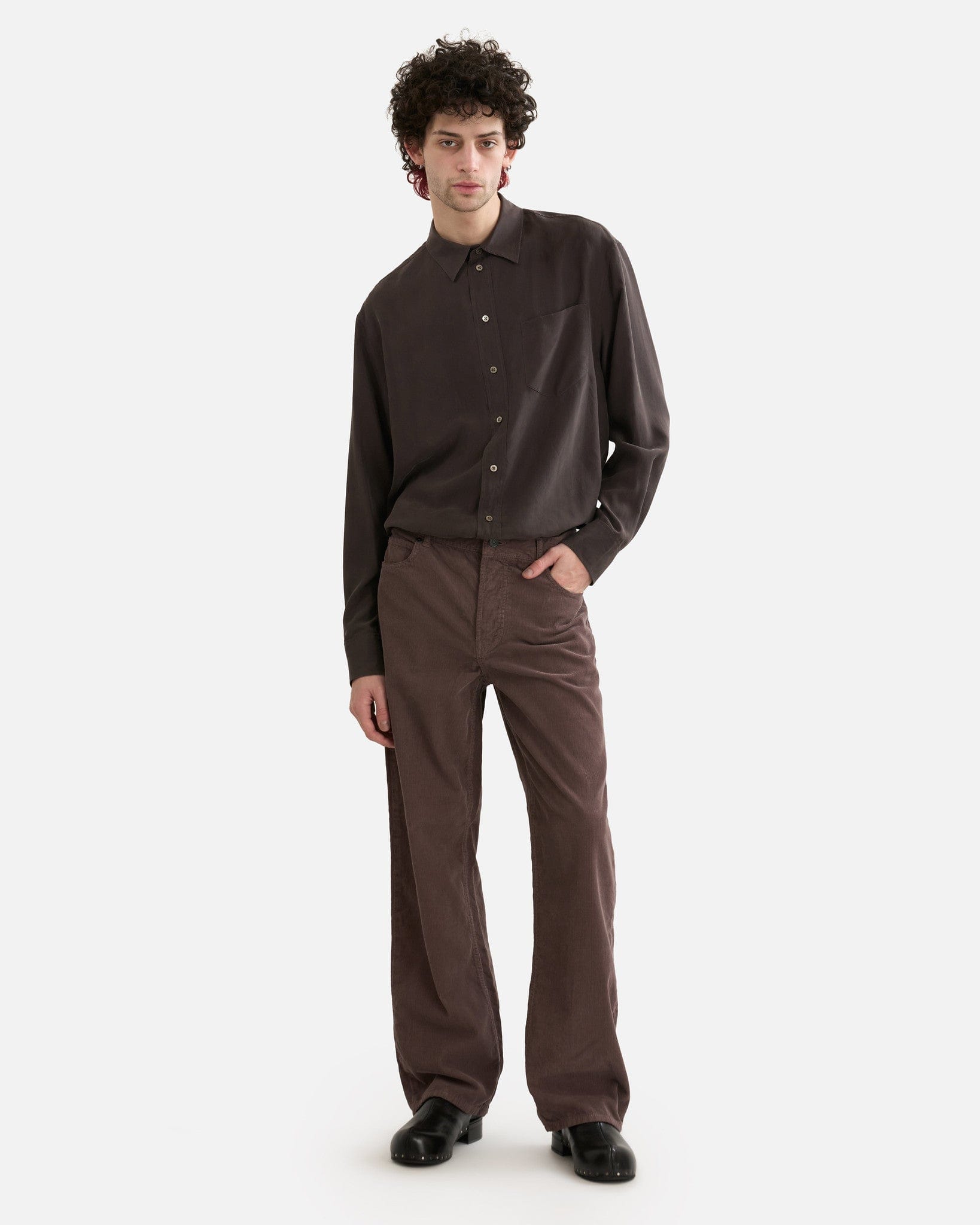 The Row Men's Pants Rossen Pant in Mud