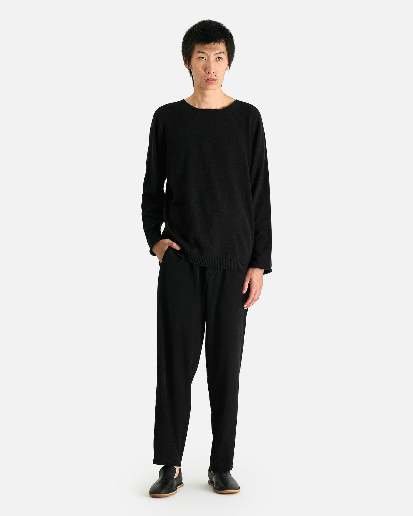 Yohji Yamamoto Pour Homme Men Sweaters 03 Round Neck Embroidery