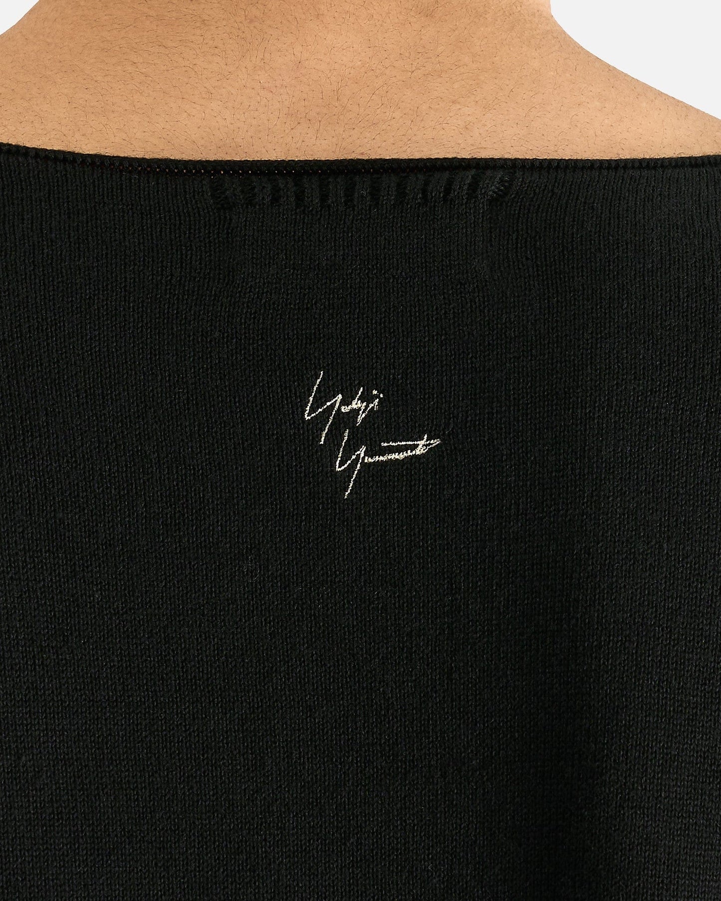 Yohji Yamamoto Pour Homme Men Sweaters 03 Round Neck Embroidery