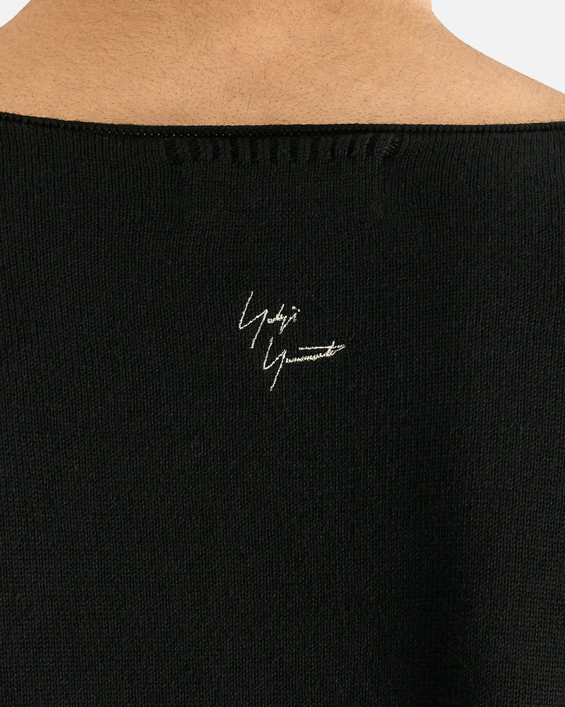 Yohji Yamamoto Pour Homme Men Sweaters 03 Round Neck Embroidery