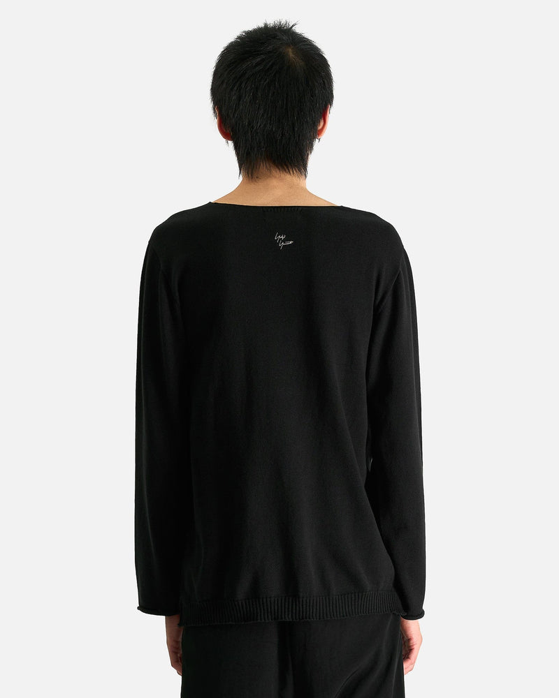 Yohji Yamamoto Pour Homme Men Sweaters 03 Round Neck Embroidery