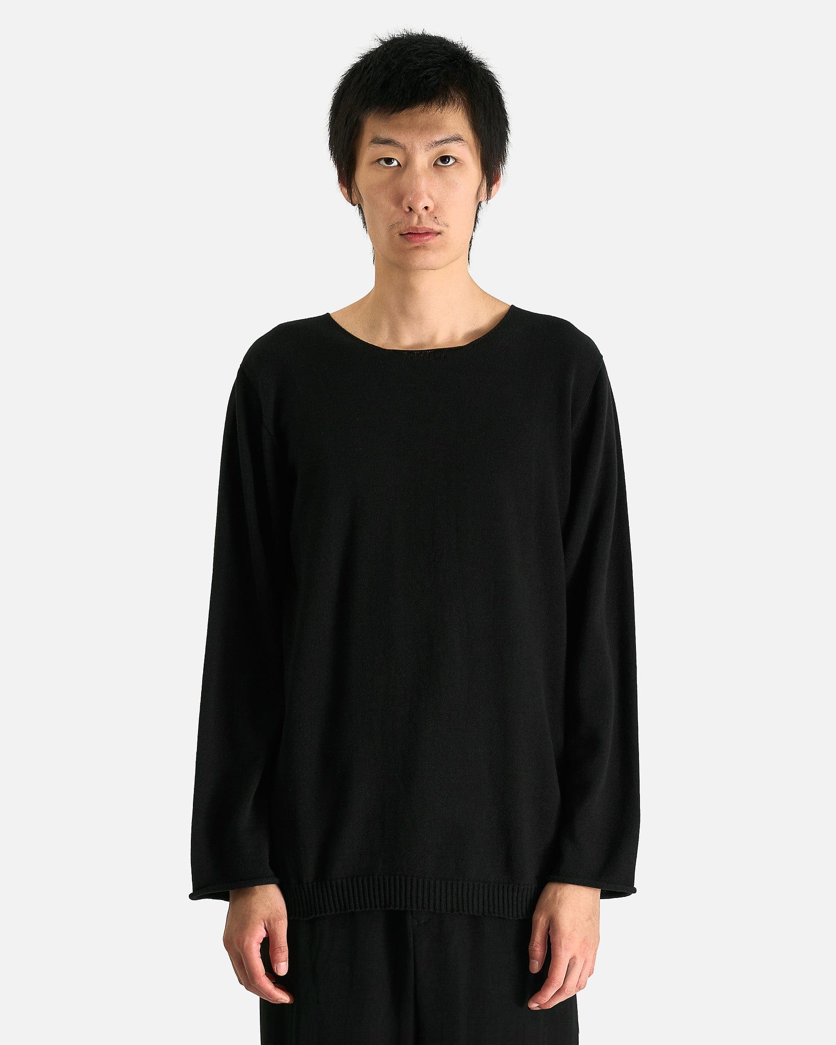 Yohji Yamamoto Pour Homme Men Sweaters 03 Round Neck Embroidery
