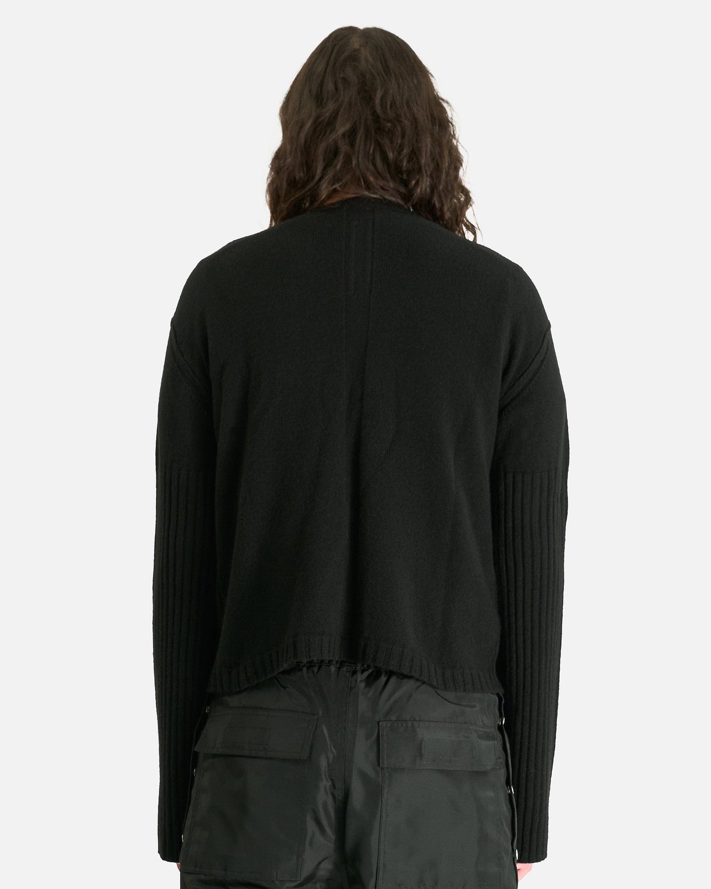 Rick Owens Men's Knitwear Round Neck in Black