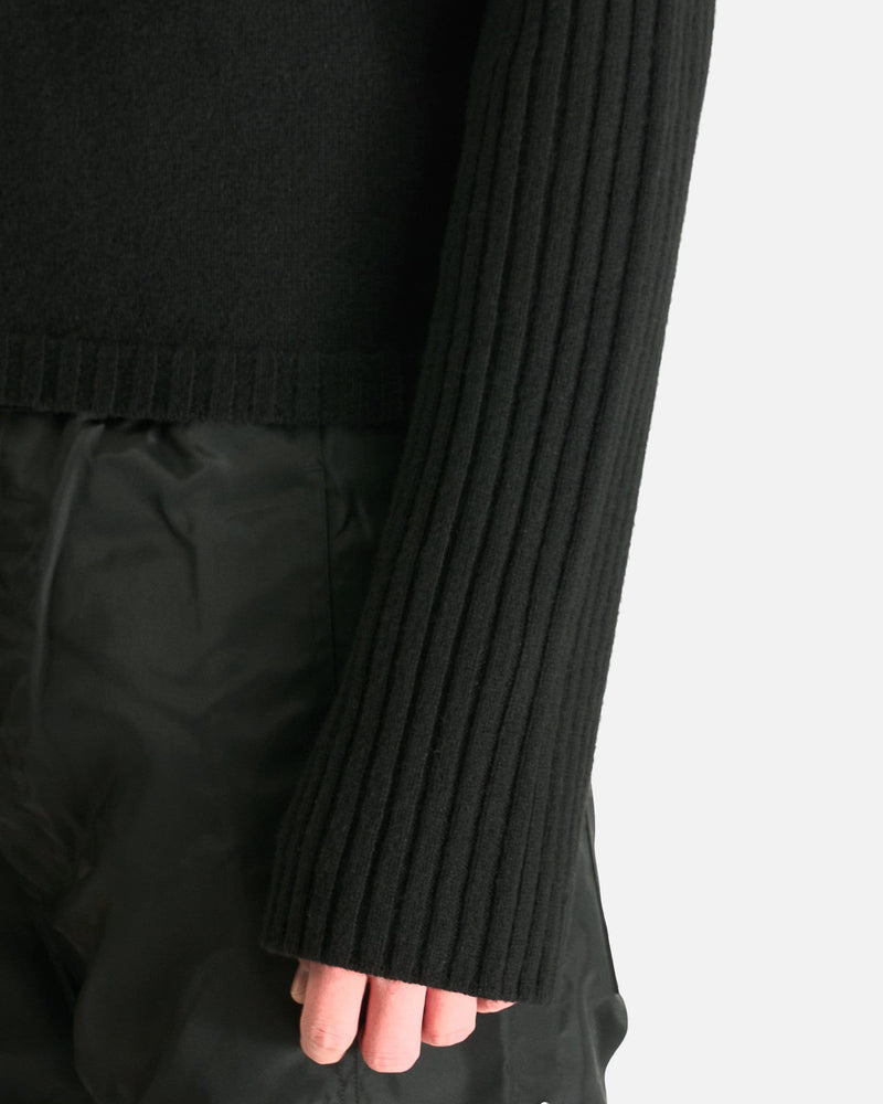 Rick Owens Men's Knitwear Round Neck in Black