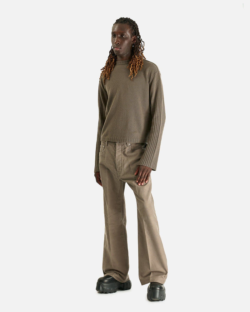 Rick Owens Men's Knitwear Round Neck in Dust