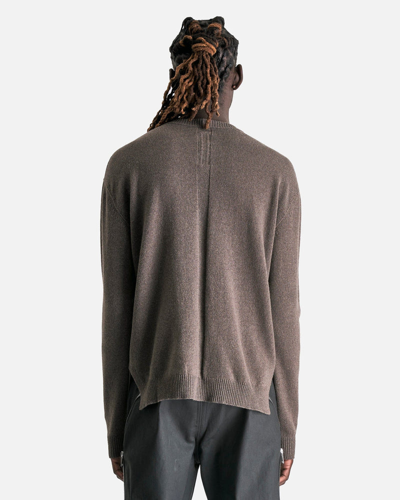 Rick Owens Men Sweaters Round Neck in Dust