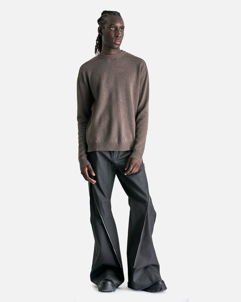 Rick Owens Men Sweaters Round Neck in Dust