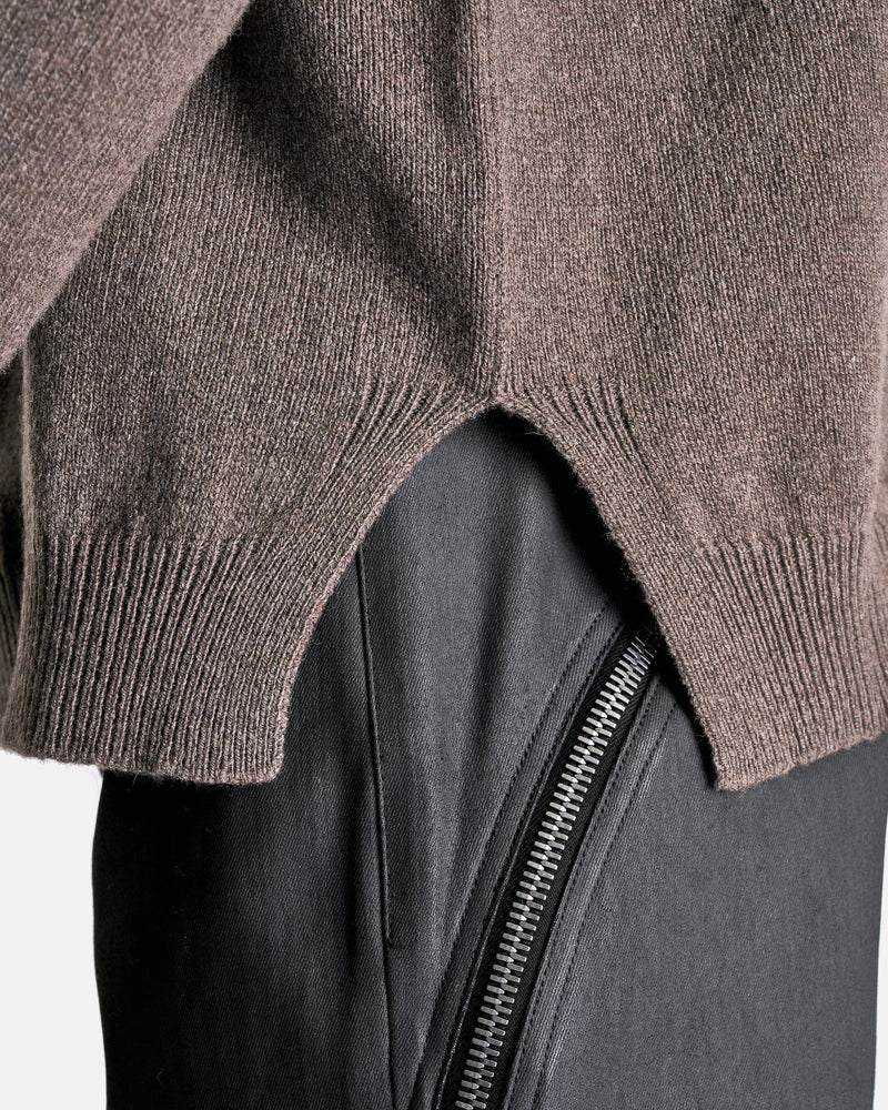 Rick Owens Men Sweaters Round Neck in Dust