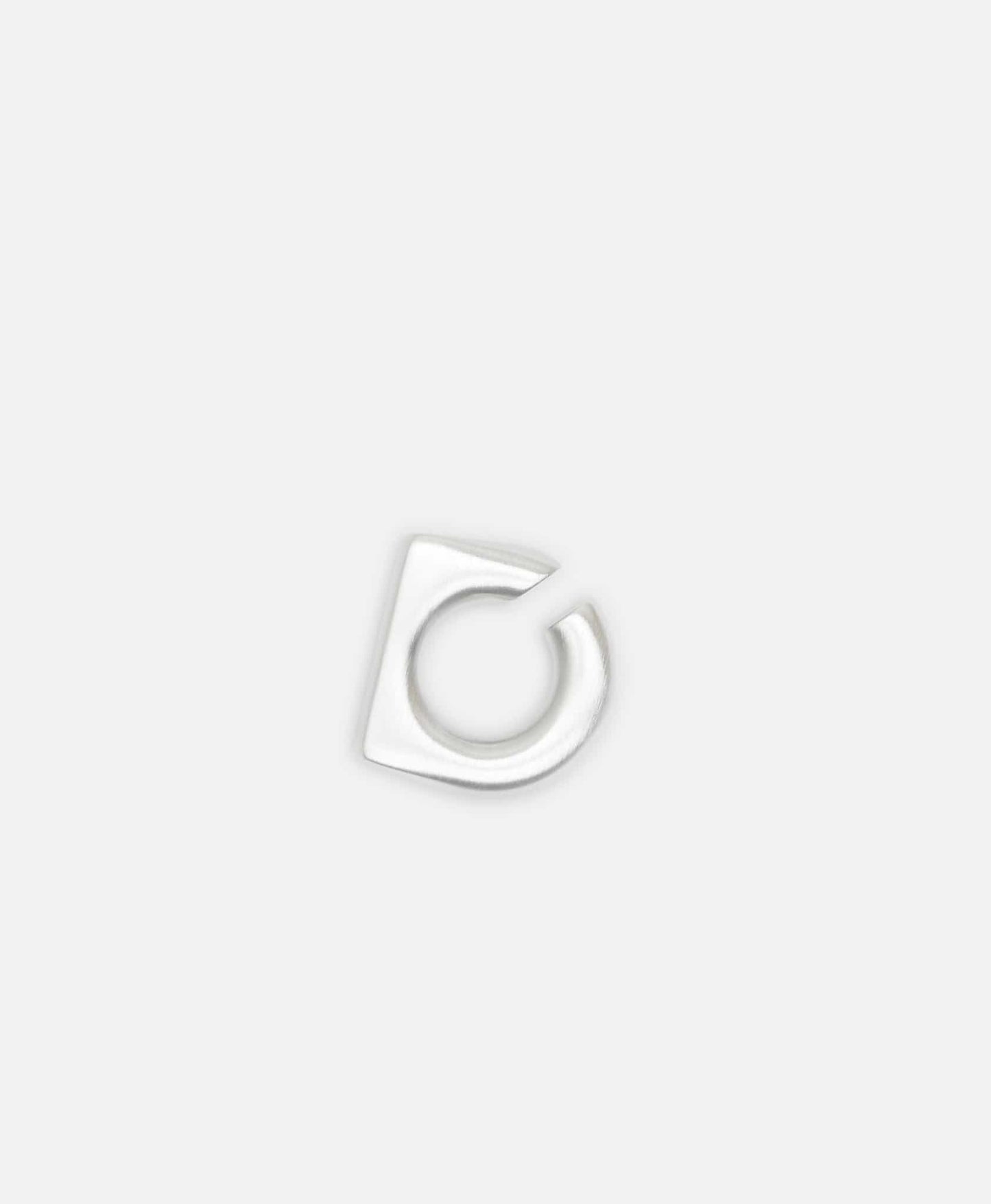 Rick Owens DRKSHDW Jewelry OS Round Prong Ear Cuff in Palladio