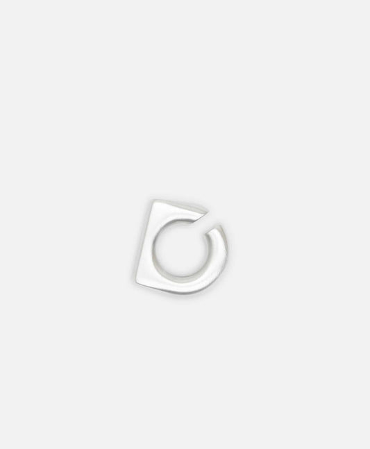 Rick Owens DRKSHDW Jewelry OS Round Prong Ear Cuff in Palladio