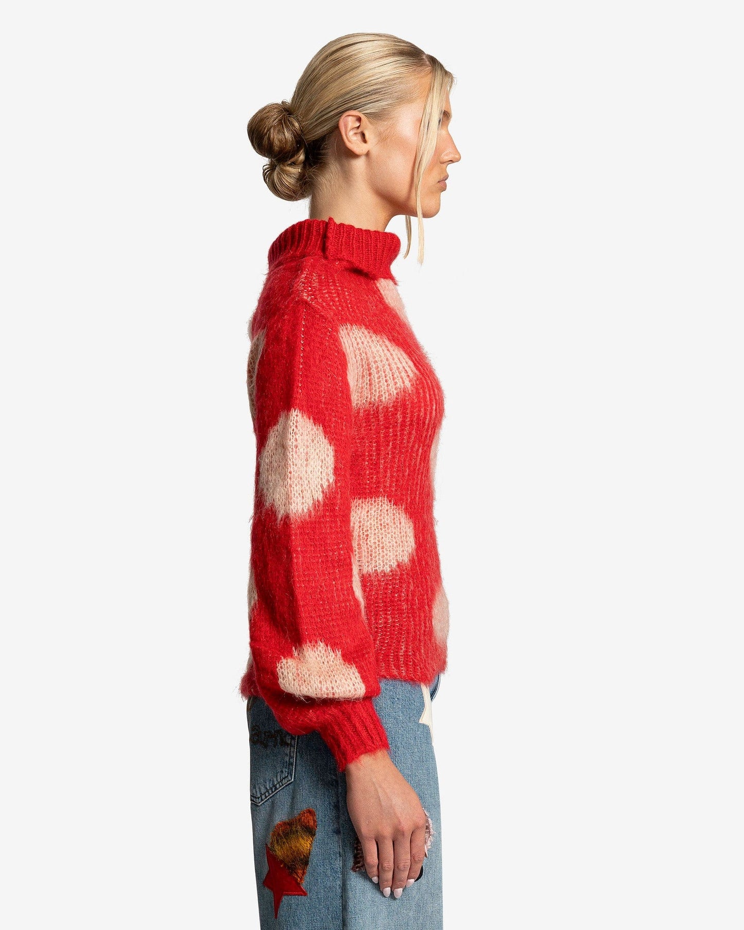 Marni Women Sweaters Roundneck Sweater in Tulip