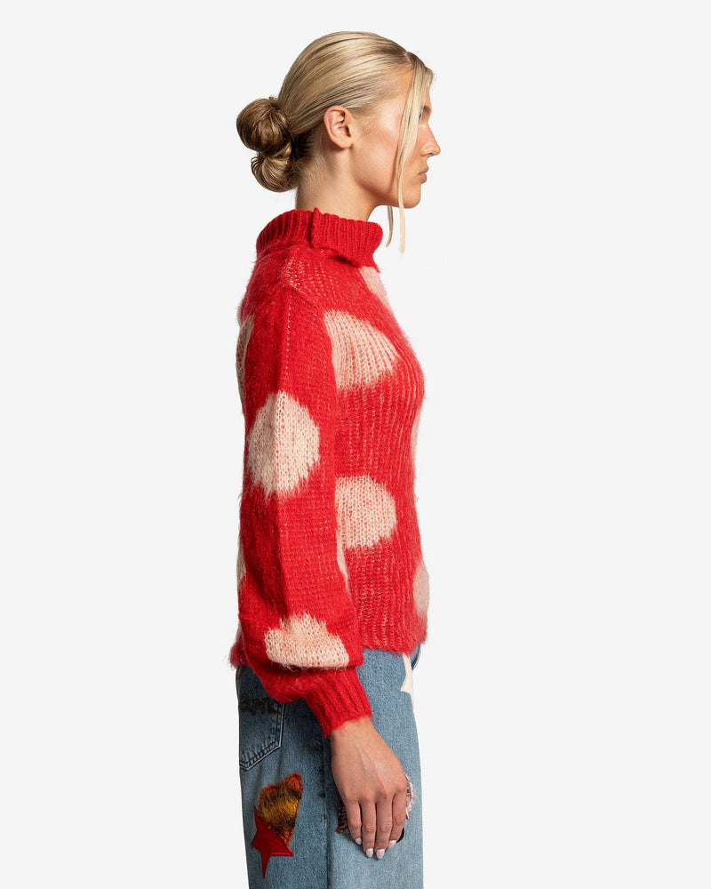 Marni Women Sweaters Roundneck Sweater in Tulip