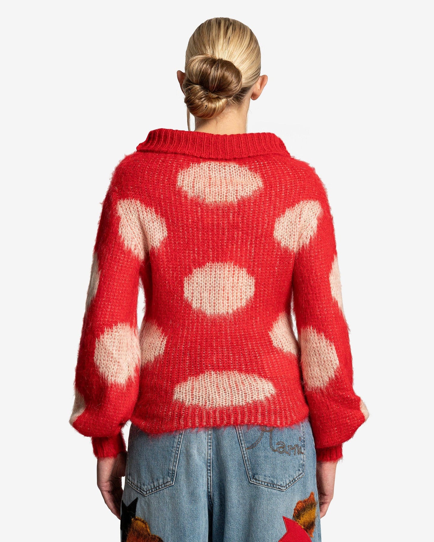 Marni Women Sweaters Roundneck Sweater in Tulip