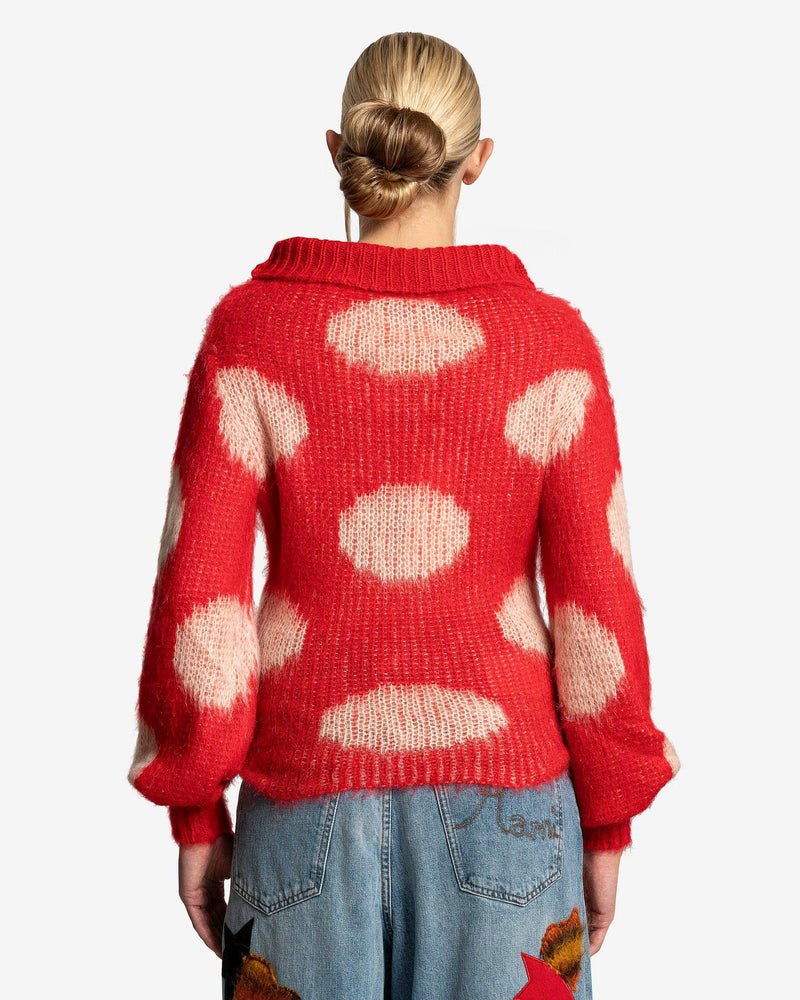 Marni Women Sweaters Roundneck Sweater in Tulip