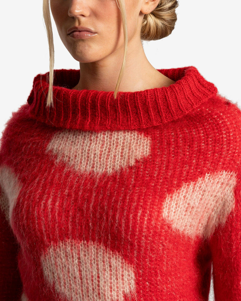 Marni Women Sweaters Roundneck Sweater in Tulip