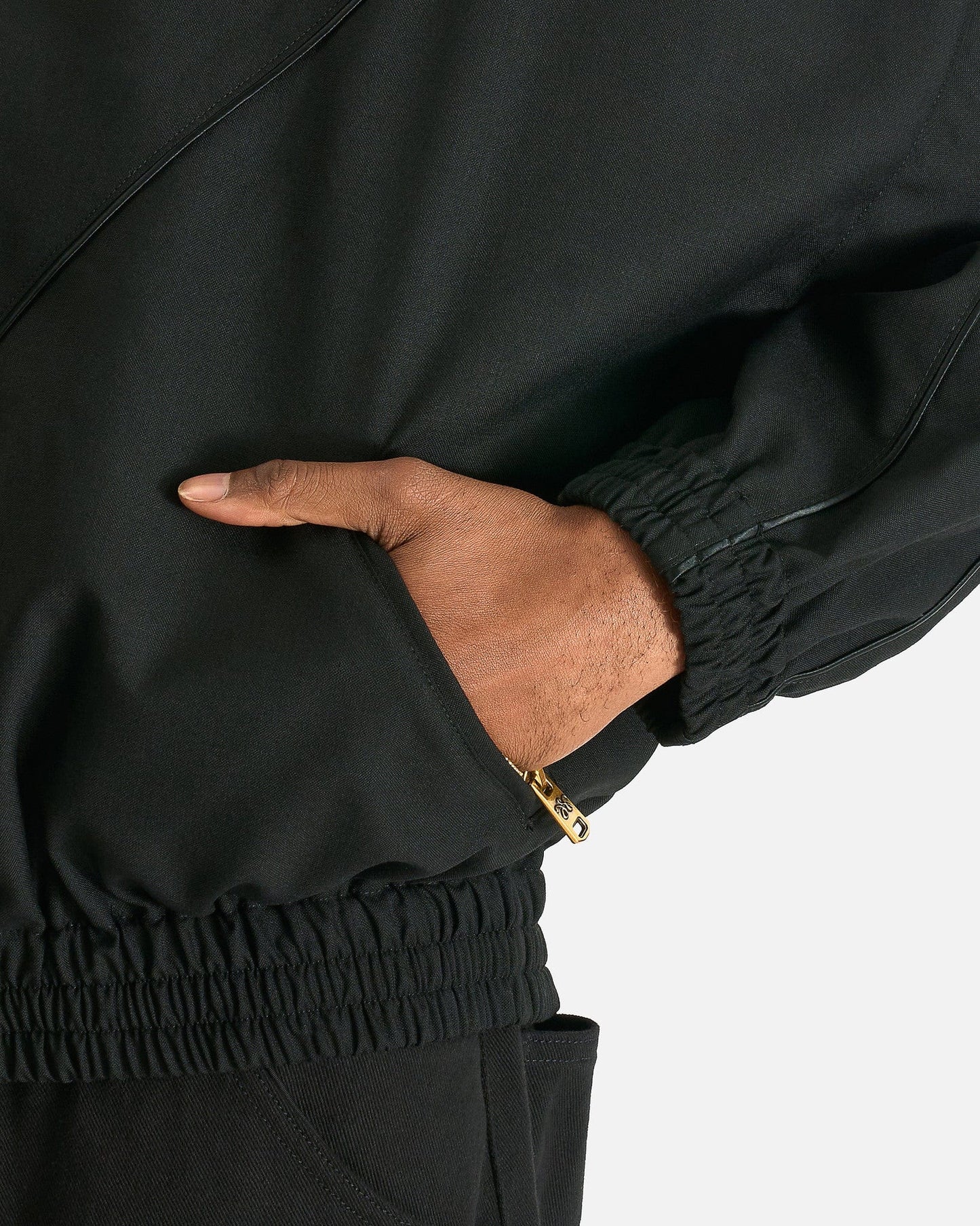 Willy Chavarria Men's Jackets Ruff Rider Jacket in Black