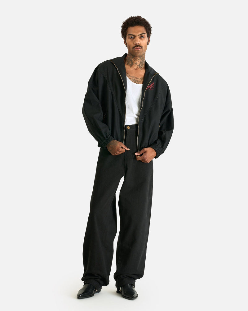 Willy Chavarria Men's Jackets Ruff Rider Jacket in Black