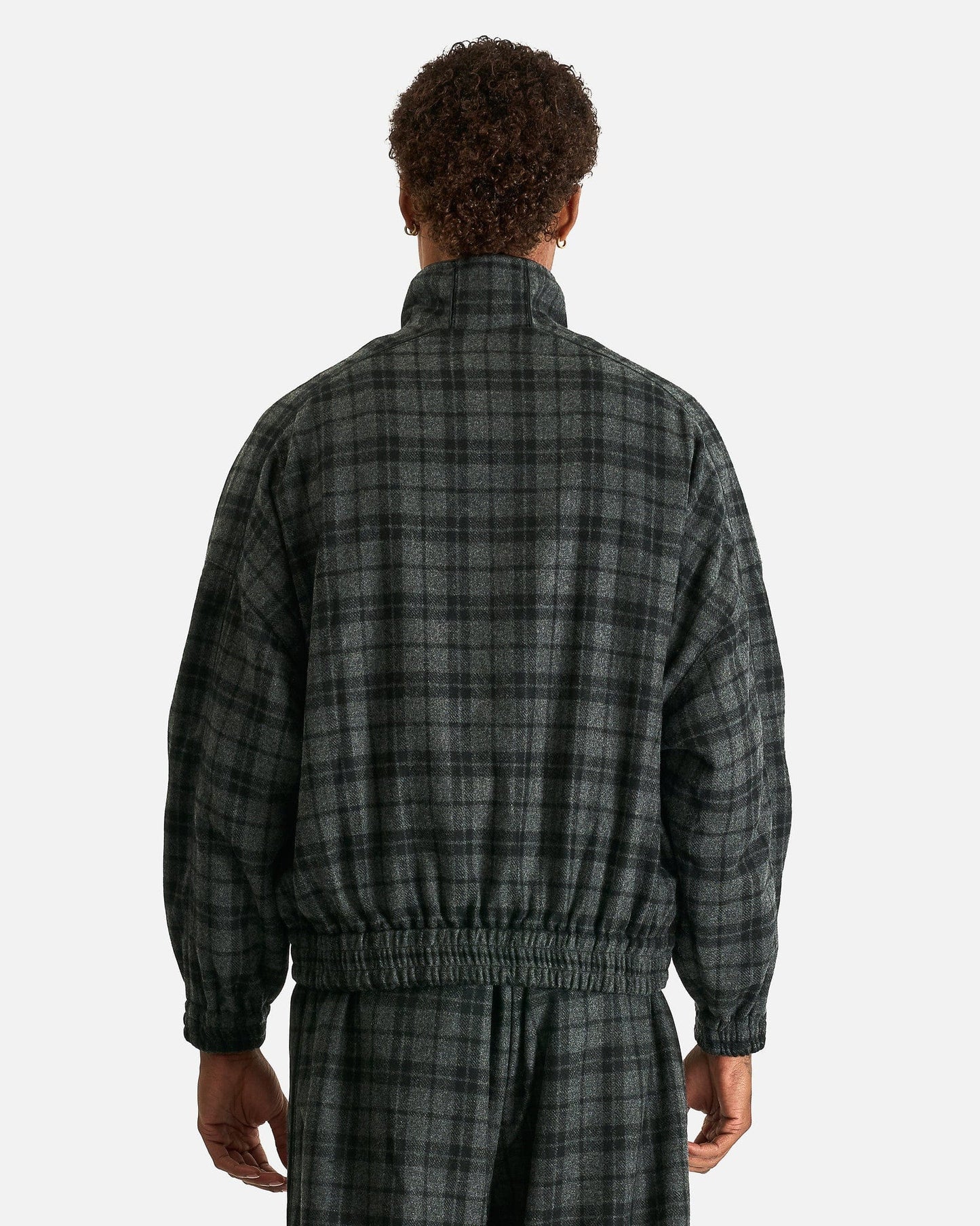 Willy Chavarria Men's Jackets Ruff Rider Jacket in Charcoal