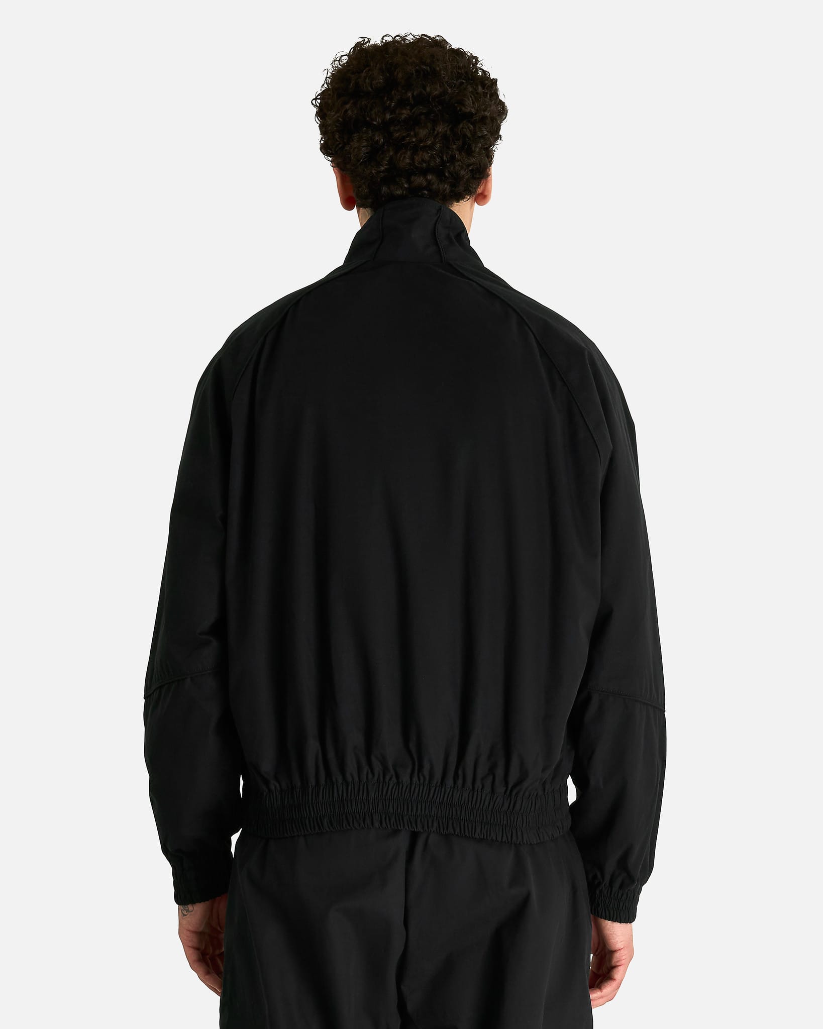 Willy Chavarria Men's Jackets Ruff Rider Track Jacket in Black