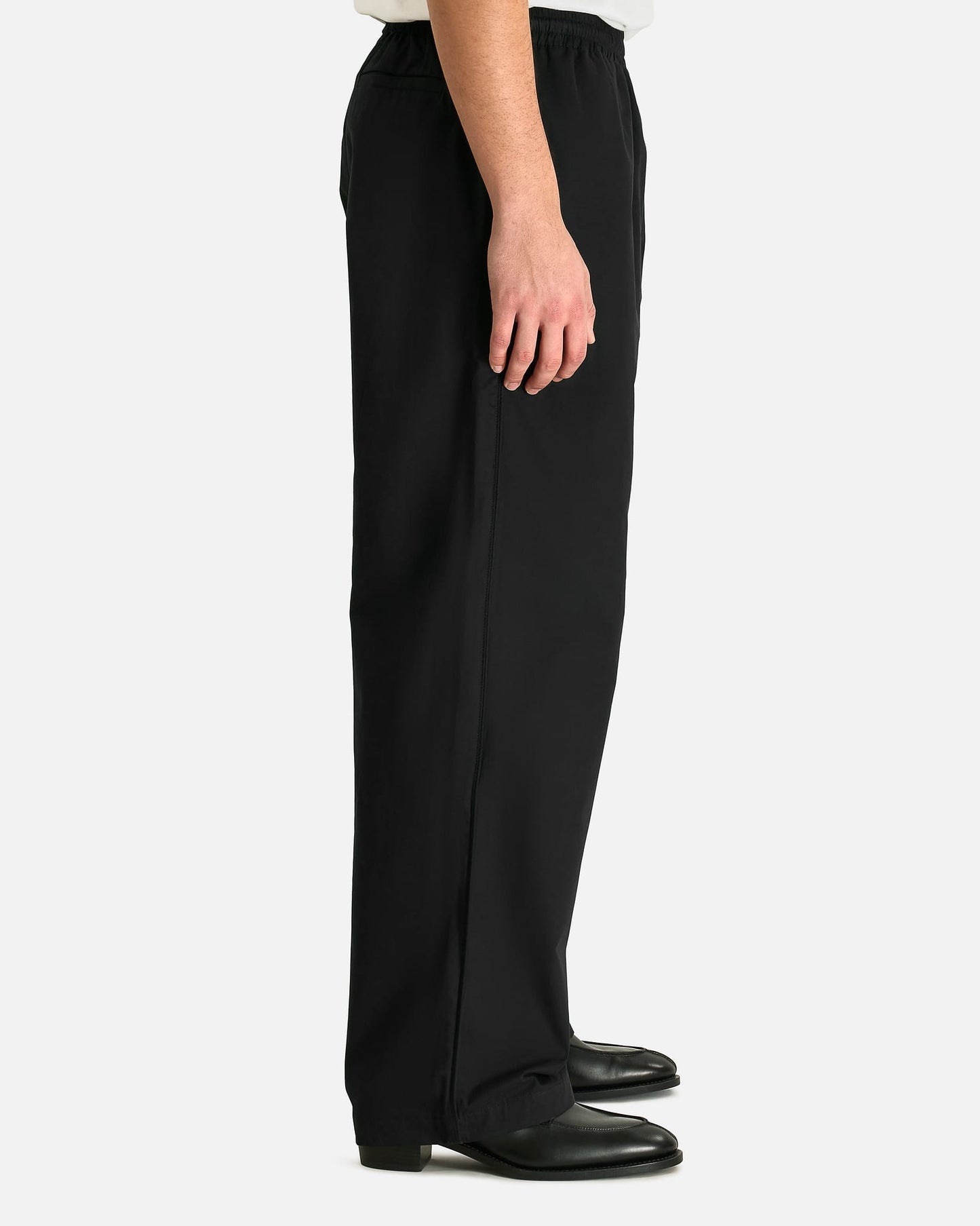 Willy Chavarria Men's Pants Ruff Rider Track Pant in Black