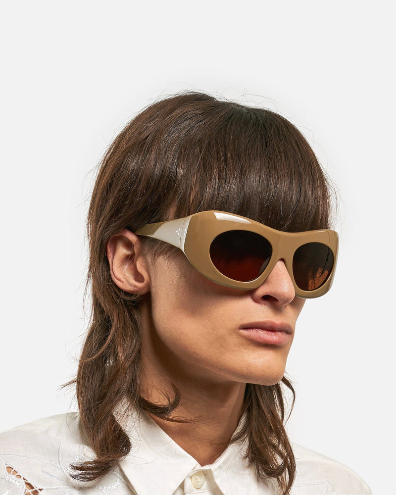 Port Tanger Eyewear O/S Ruh in Zaytoun Acetate/Tobacco Lens