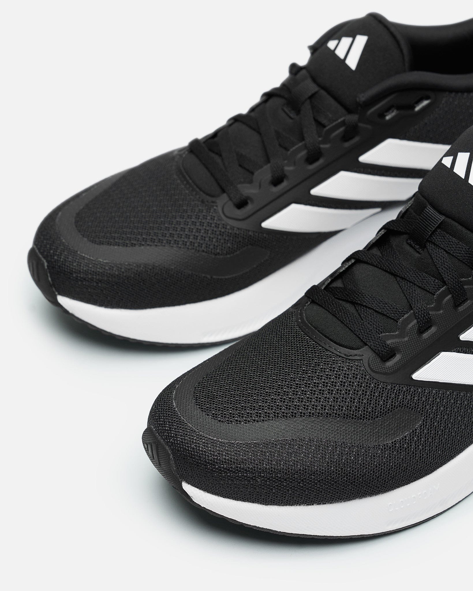 Adidas Men's Sneakers Runfalcon5 Wide Running Shoes in Black