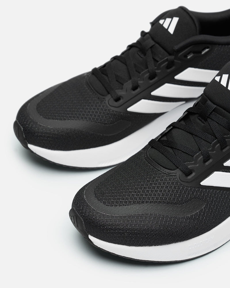 Adidas Men's Sneakers Runfalcon5 Wide Running Shoes in Black
