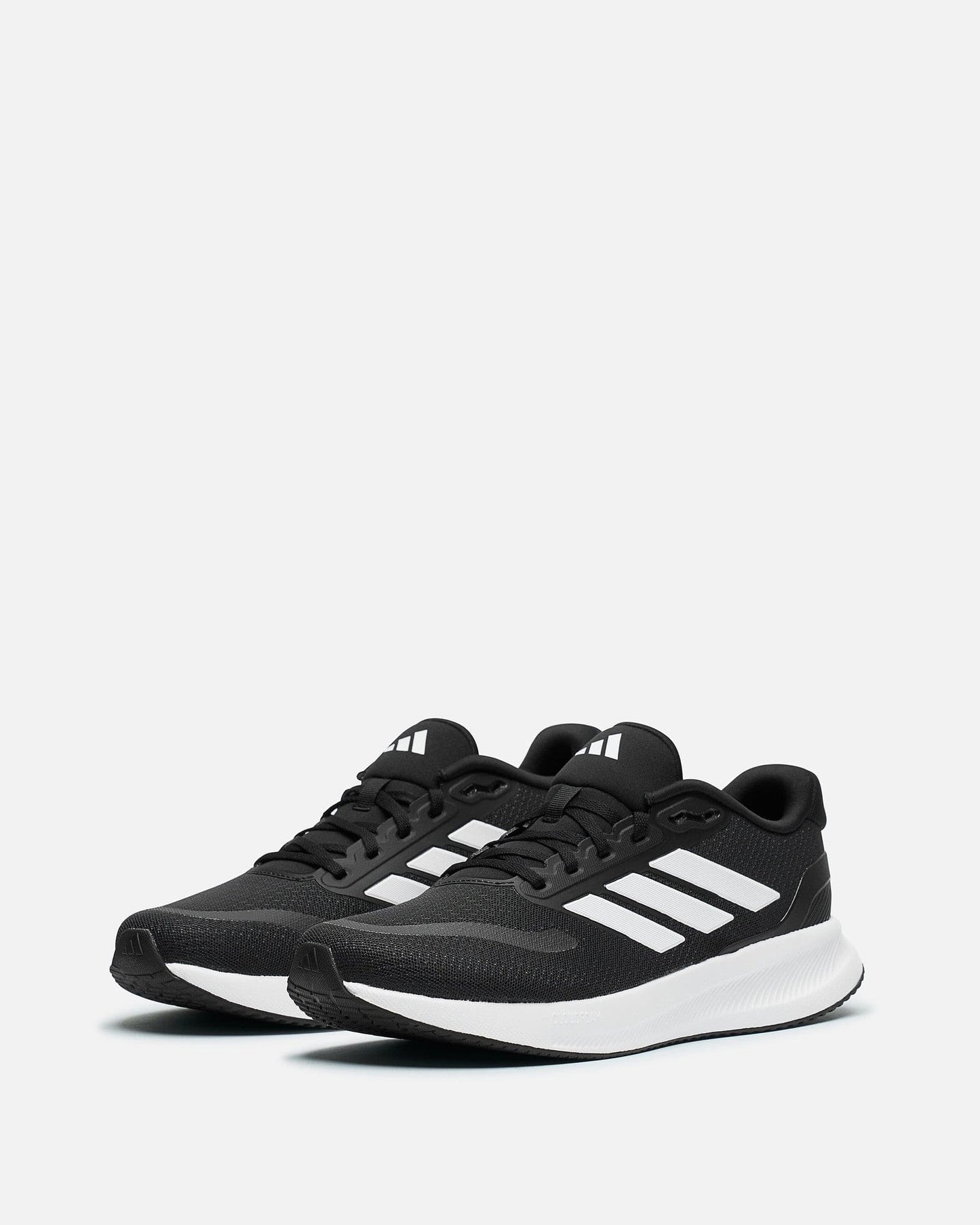 Adidas Men's Sneakers Runfalcon5 Wide Running Shoes in Black