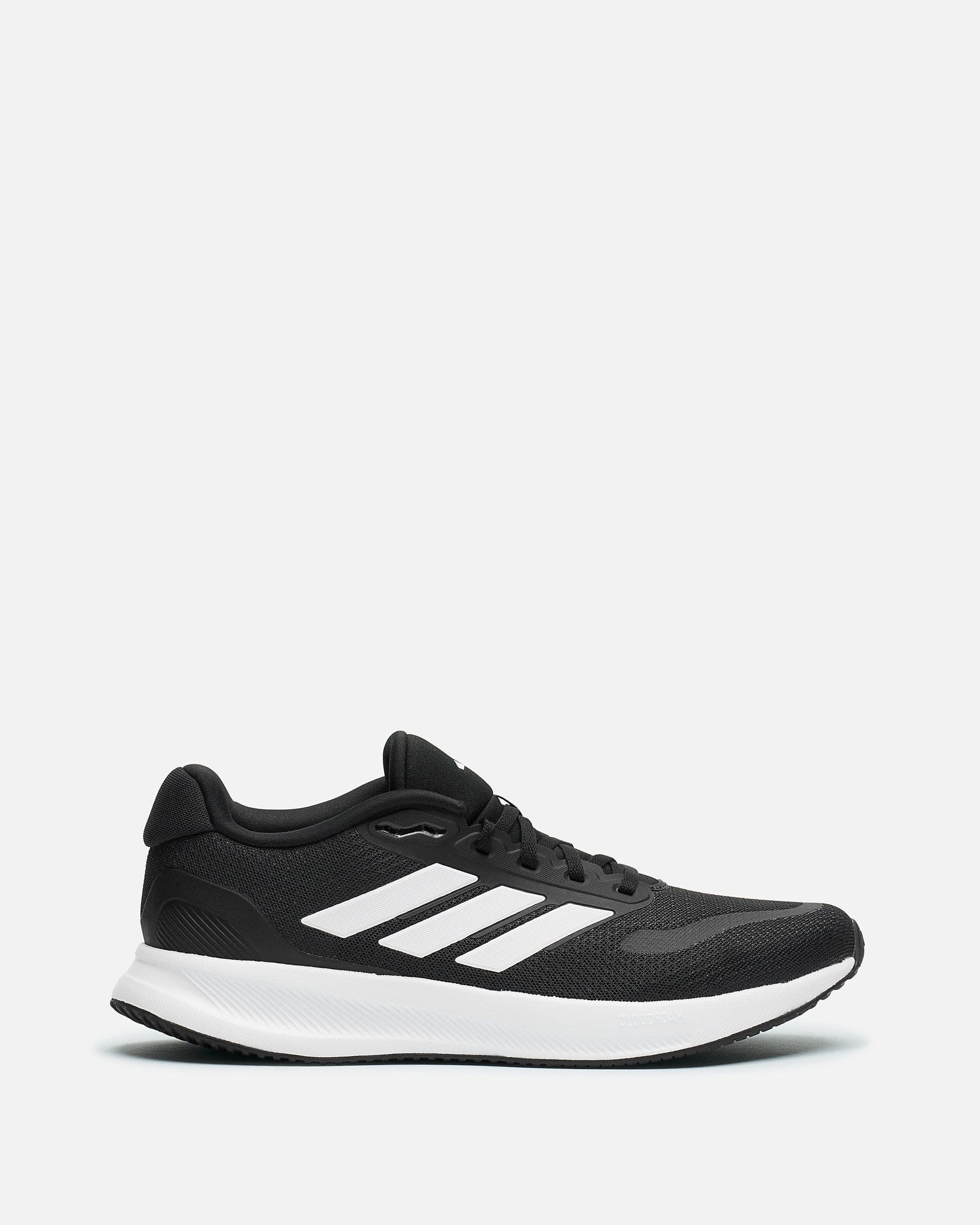Adidas Men's Sneakers Runfalcon5 Wide Running Shoes in Black