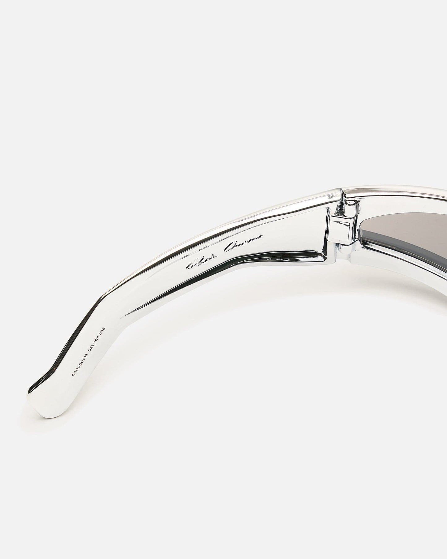 Rick Owens Eyewear OS Ryder Sunglasses in Silver/Silver