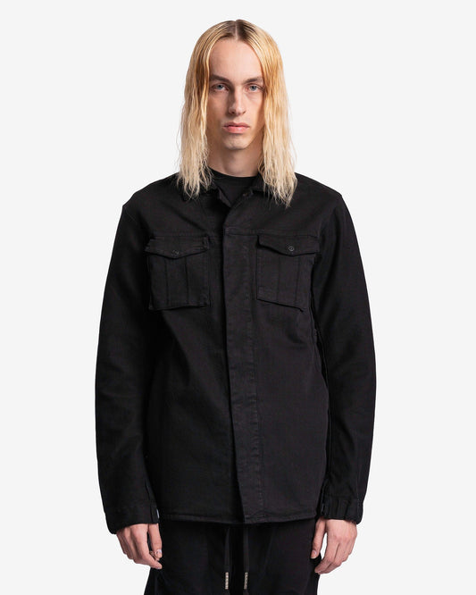 11 by Boris Bidjan Saberi Men's Jackets S1B Jacket in Black Object Dye
